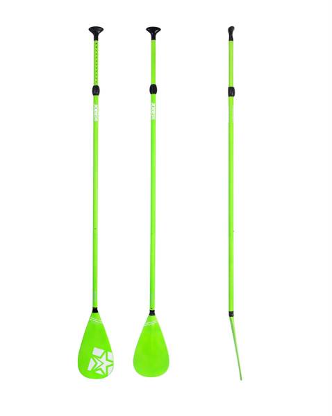 Jobe SUP Paddle Fiberglass 3pc Stand up Paddle green