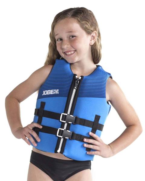 JOBE Neopren Vest Kids Neo Vest Kinder Schwimmweste Neoprenwest blue