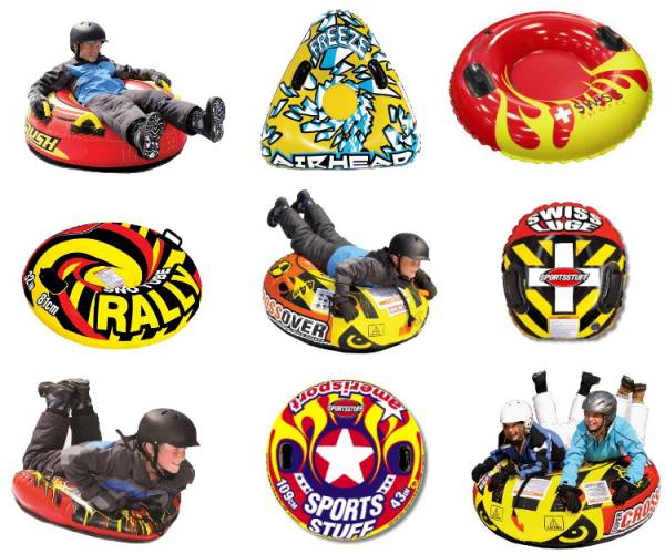 Sportsstuff Swiss Sports Snow Tube Reifen Schlitten zum Rodeln Rodelschlauch Bob