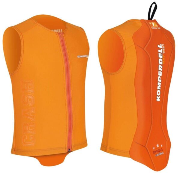 Komperdell Eco Junior Protector Vest Ski Snowboard Rückenprotektor orange – Bild 2