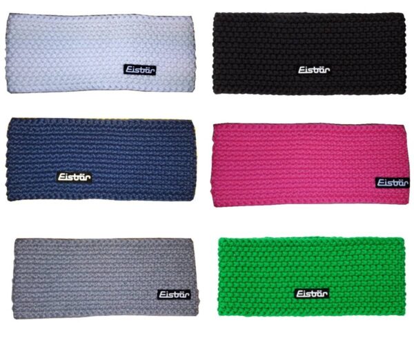 Eisbär Jamies Damen Stirnband Jamies Pink Schwarz Grau blau weiss – Bild 2