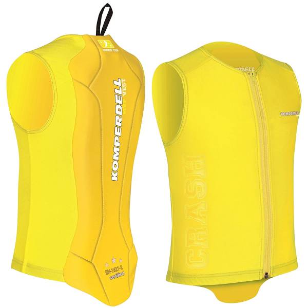 Komperdell Eco Junior Protector Vest Ski Snowboard Rückenprotektor yellow