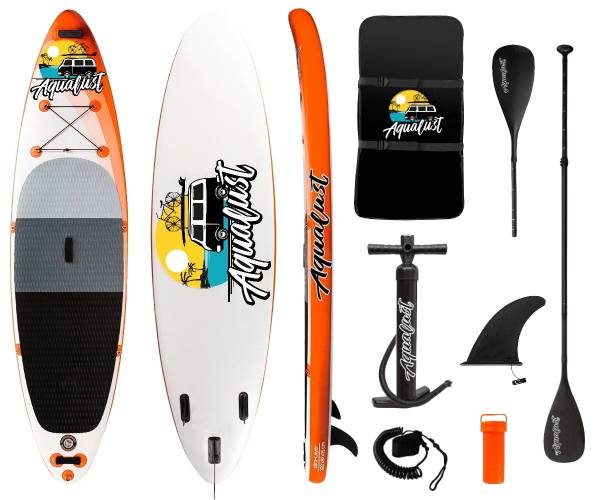 AQUALUST 10'6" SUP Board Stand Up Paddle Surf-Board Kajak Paddel 320x81cm