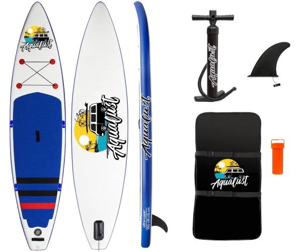 AQUALUST 11'6" Allround SUP Board aufblasbar Stand Up Paddle Touring iSUP 350x81