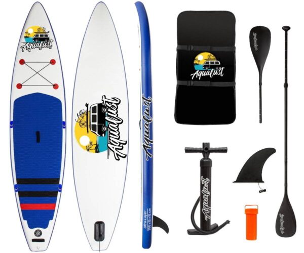 AQUALUST 11'6" Allround iSUP Board Set Stand Up Paddle Kajakpaddel Touring 350cm – Bild 2