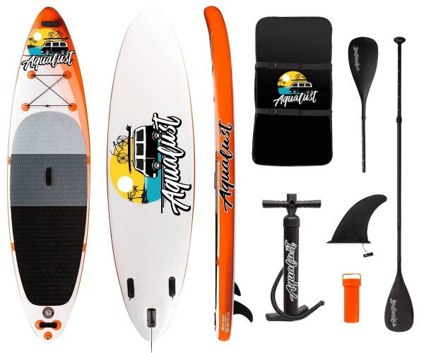 AQUALUST 10'6" SUP Board Stand Up Paddle Surf-Board aufblasbar Paddel ISUP 32...