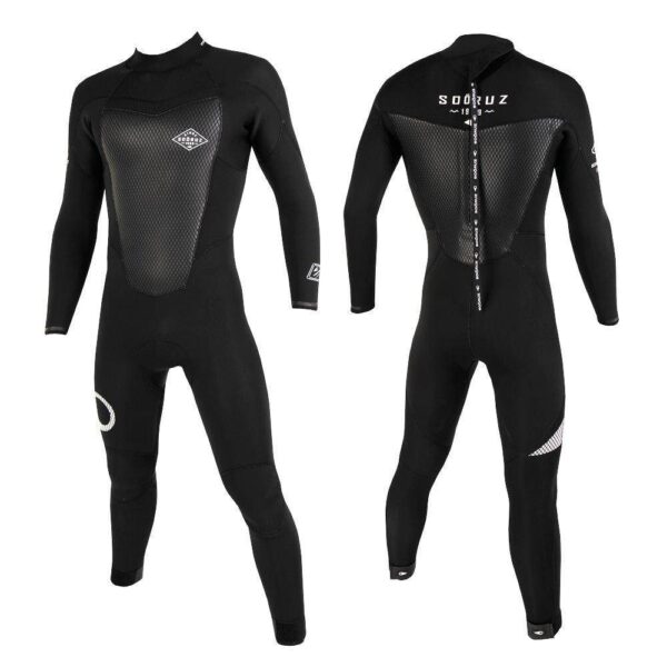 SOÖRUZ Fullsuit 5/4/3 BZ FIGHTER OYSTERPRENE Neoprenanzug- BLACK – Bild 2