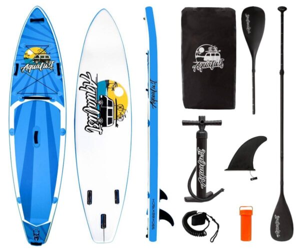 AQUALUST 10'8" CRUISER SUP Board Stand Up Paddle Surf-Board ISUP mit Kajakpad... – Bild 2