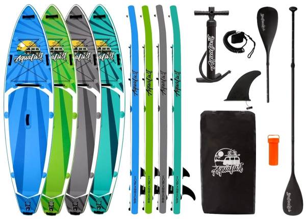 AQUALUST 10'8" CRUISER SUP Board Stand Up Paddle Surf-Board ISUP Kajakpaddel ...