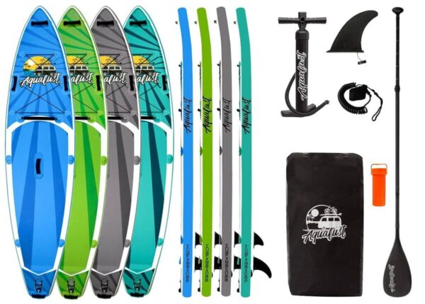 AQUALUST 10'8" CRUISER SUP Board Stand Up Paddle Surf-Board ISUP Paddel und L... – Bild 2