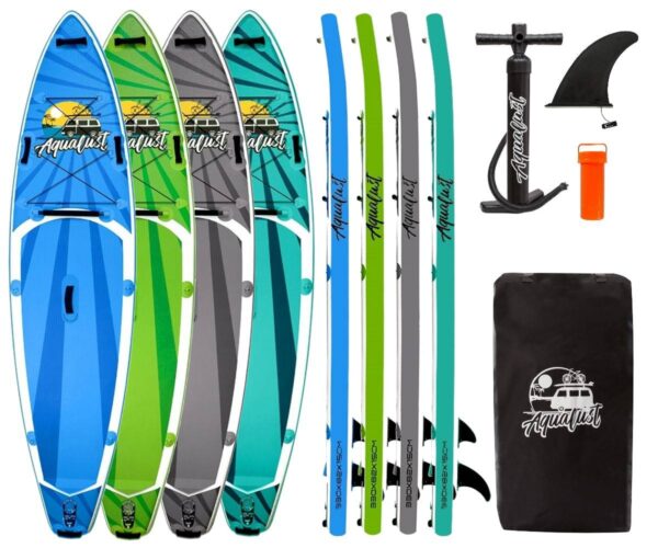 AQUALUST 10'8" CRUISER SUP Board Stand Up Paddle aufblasbar ISUP 330cm – Bild 2