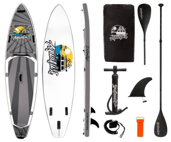 AQUALUST 10'8" CRUISER SUP Board Stand Up Paddle Surf-Board ISUP mit Kajakpad... – Bild 2