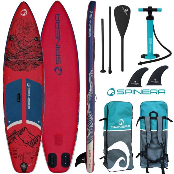 SPINERA SUP LIGHT 11.2 iSUP aufblasbar Surfboard, Stand Up Paddle Set SUP 340cm – Bild 2