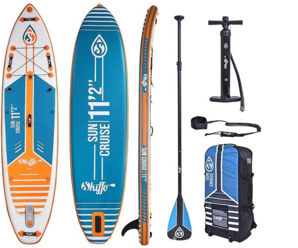 SKIFFO SUN CRUISE 11'2?SUP Board Stand Up Paddle Surf-Board Paddel ISUP 340X84cm – Bild 2