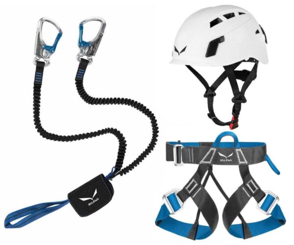 SALEWA Klettersteigset Via Ferrata Premium Attac und Ferrata Evo Klettergurt – Bild 2