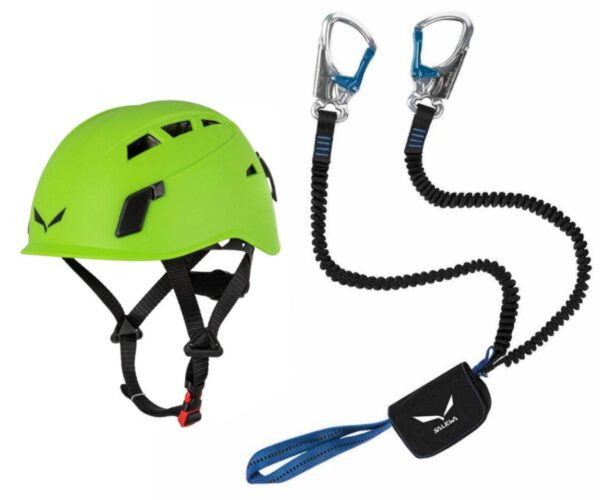 SALEWA Klettersteigset Premium Attac und Toxo 3.0 Helm – Bild 2