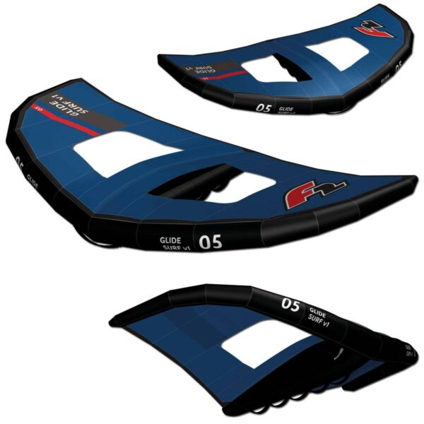 F2 GLIDE SURF WING Sail Kite Surf Foil Segel Windsegel Sup Flügel blue – Bild 2