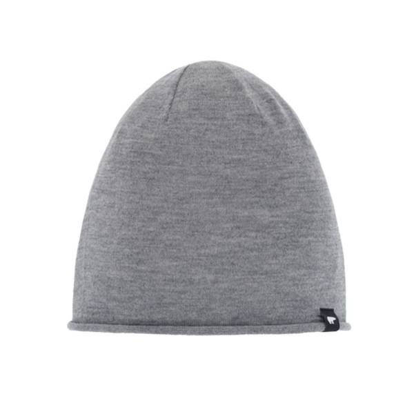 Eisbär PULSE OS Beanie Mütze leiche Wintermütze 100% Wolle (Merino) grau