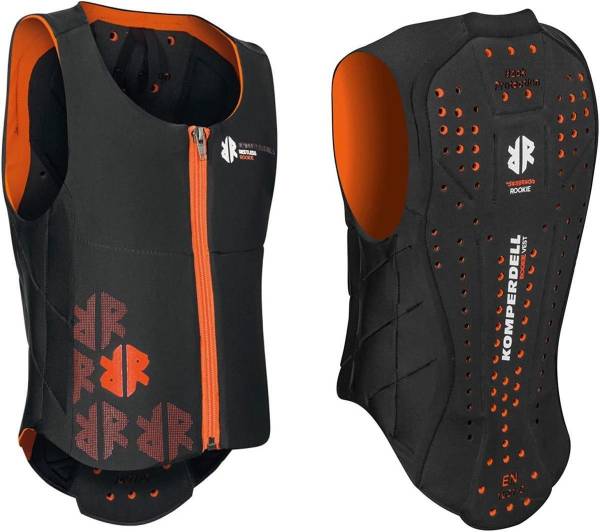 Komperdell BALLISTIC Vest Junior Protector Ski Snowboard Rückenprotektor orange