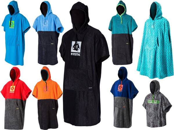 Mystic Herren Damen Kids Poncho Überzieher Wakeboard Kite Surfen Wind