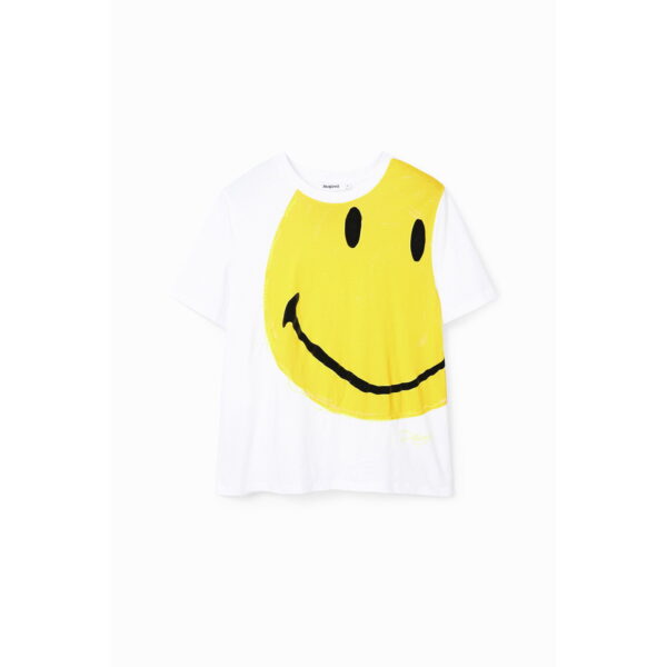 T-Shirt Damen Desigual Smiley - Image 2