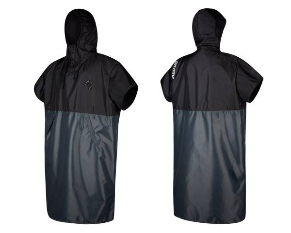 Mystic DELUXE Poncho Überzieher Strand Wakeboard Kite Surfen black