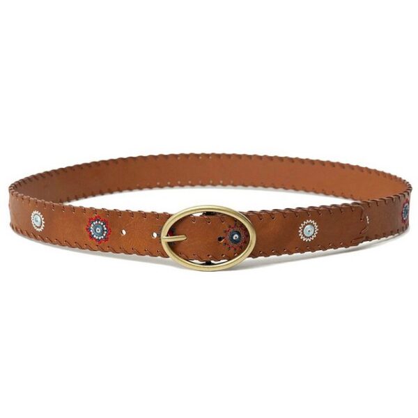 Desigual Ledergürtel Damen Gürtel Dornschließe Belt Julietta 21SARP07/6011 braun - Image 2