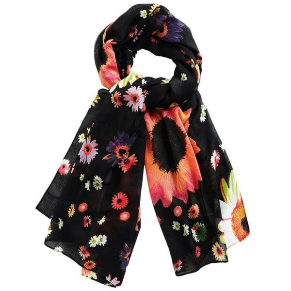 Desigual Halstuch Damen Halstuch Tuch Schal Scarf Daisy Pop 22WAWA17 - Image 2