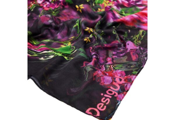 Desigual Halstuch Damen Halstuch Tuch Schal Fou Flores Liquid 23WAWA21/2000 - Image 4