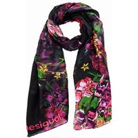 Desigual Halstuch Damen Halstuch Tuch Schal Fou Flores Liquid 23WAWA21/2000