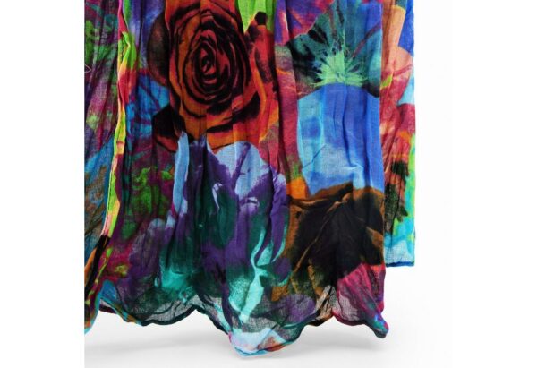 Desigual Halstuch Baumwoll Halstuch Tuch Fou Metaflower Rectangle 23SAWA04/9019 - Image 3