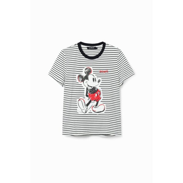 T-Shirt Frau Desigual Mickey Patch - Image 2