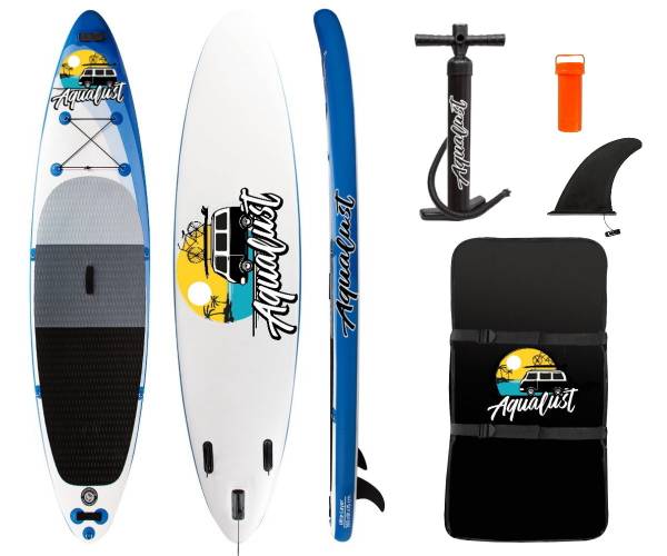 AQUALUST 12'0" SUP Board Stand Up Paddle Surf-Board aufblasbar ISUP 365x81cm ...