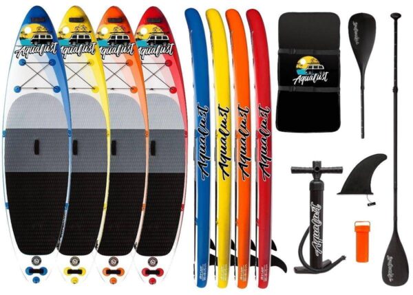 AQUALUST 10'6" SUP Board Stand Up Paddle Surf-Board aufblasbar Paddel ISUP 320x8 – Bild 2