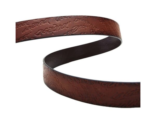 Desigual Ledergürtel Damen Leder Gürtel Dornschließe Belt Logo Ondas 22WARL04/6000 braun - Image 4