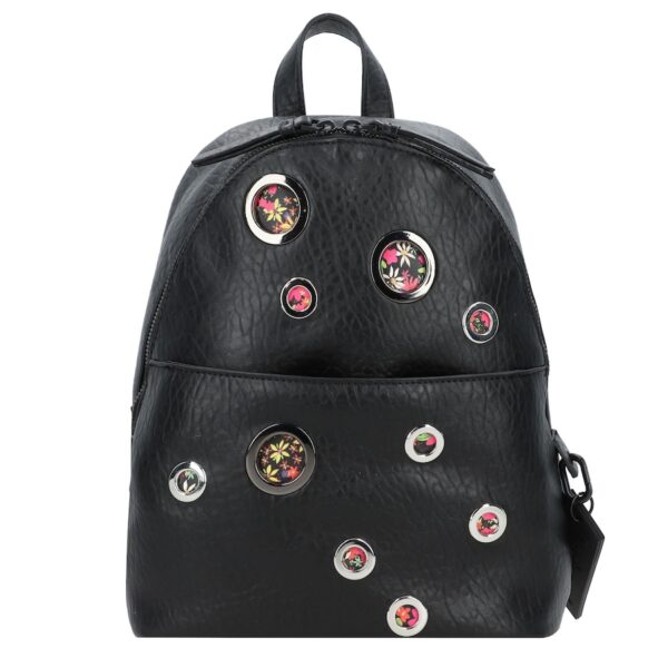 Desigual - Pink Liberty City Rucksack 30.5 cm Rucksäcke 1 ct Schwarz Damen (57.29 € / 1 ct) - Image 2