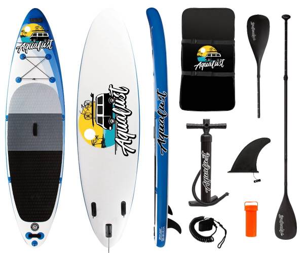 AQUALUST 10'6" SUP Board Stand Up Paddle Surf-Board aufblasbar Paddel ISUP 32...