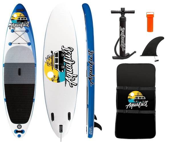 AQUALUST 10'6" SUP Board Stand Up Paddle Surf-Board aufblasbar Paddel ISUP 32...