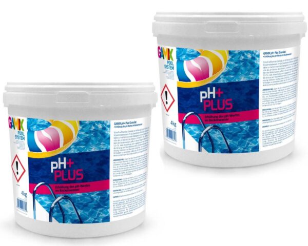 pH Plus Heber Granulat für den Pool pH-Wert anheben Schwimmbad 8 kg – Bild 2