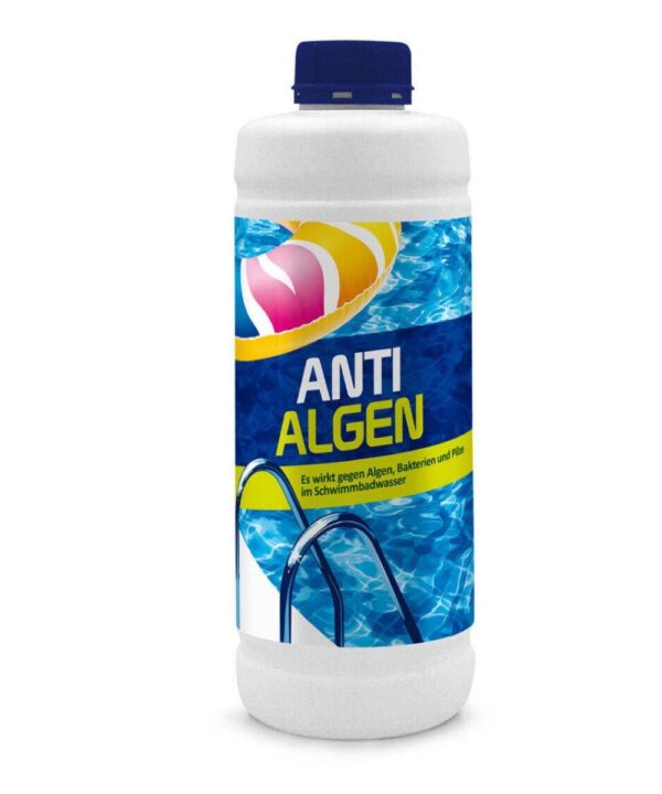 Anti-Algen Algenvernichter Algen-Ex 1 Liter für Pools Anti-Algenmittel – Bild 2