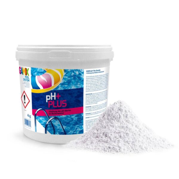 pH Plus Heber Granulat für den Pool pH-Wert anheben Schwimmbad 4 kg – Bild 2