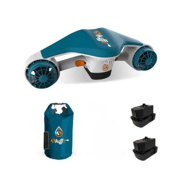 Skiffo Pack Sea Scooter SEASIDE Aqua Tauchscooter Unterwasserscooter 2x Battery