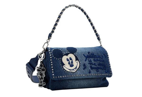 Desigual Umhängetasche Umhängetasche Bag Mickey Rock Denim Dortmund Flap 24SAXD06/5053 - Image 3