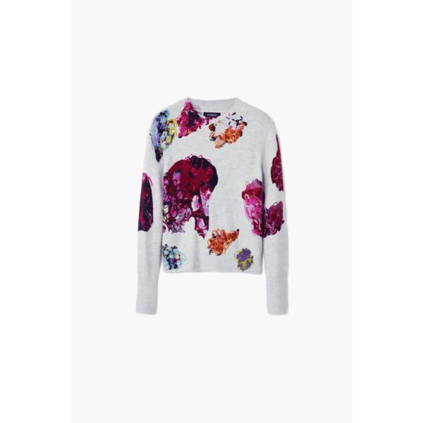 Pullover Damen Desigual Maxflower Scribble_Lacroix - Image 2