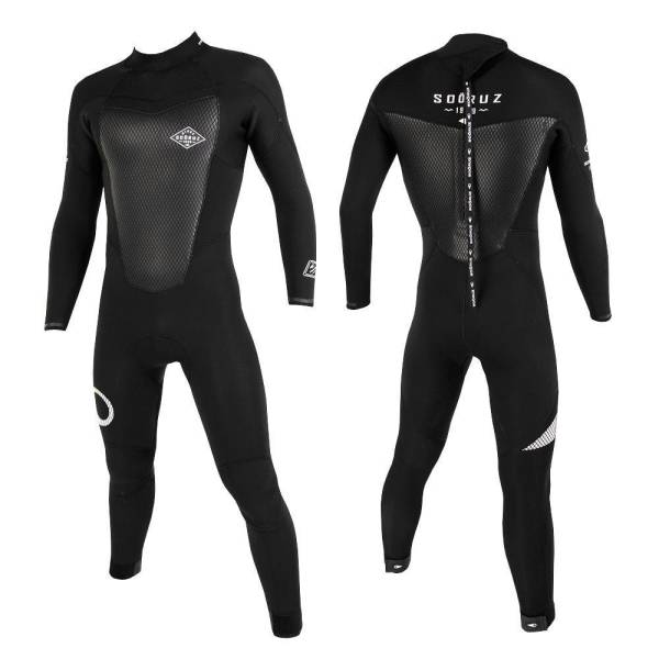 SOÖRUZ Fullsuit 5/4/3 BZ FIGHTER OYSTERPRENE Neoprenanzug- BLACK