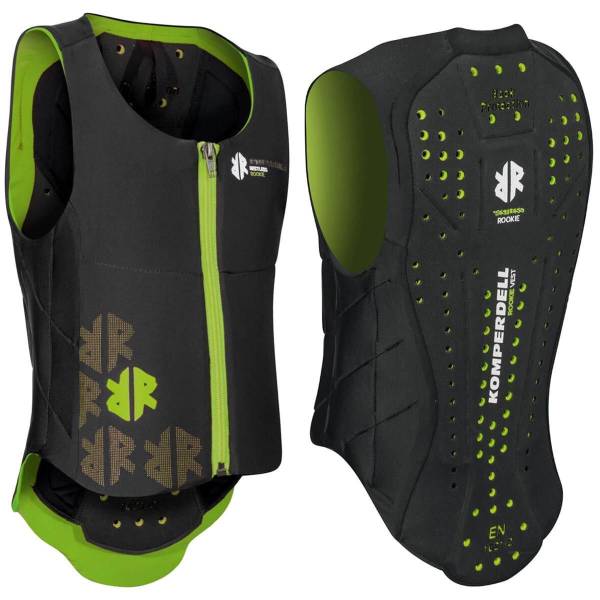 Komperdell BALLISTIC Vest Junior Protector Ski Snowboard Rückenprotektor green