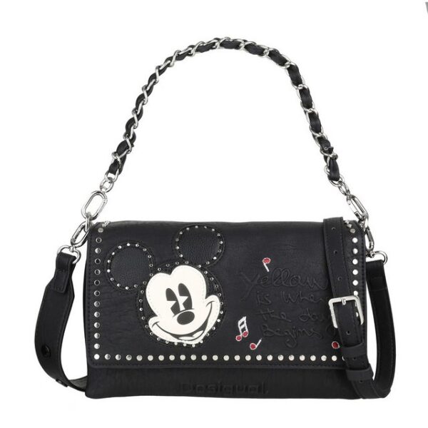 Desigual Umhängetasche Umhängetasche Bols Mickey Rock Dortmund Flap 2.0 24SAXP38/2000 - Image 2